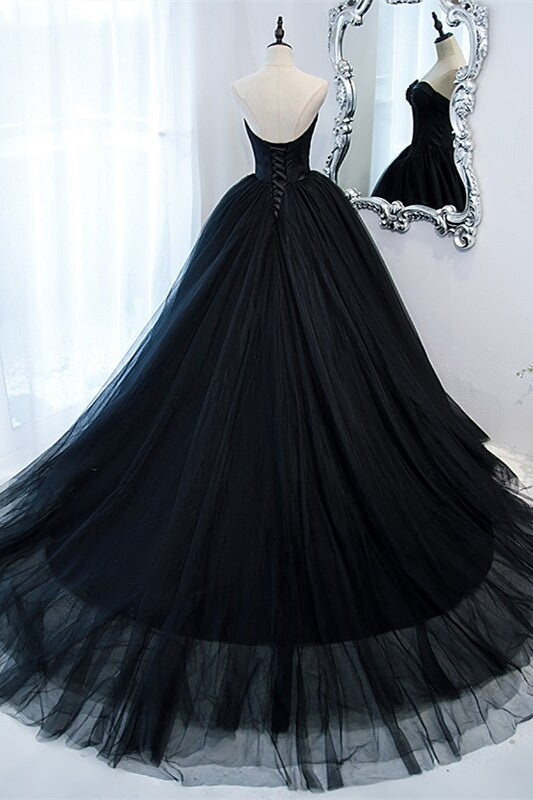 Gorgeous Sweetheart Black Ball Gown,DS3469