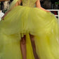 High Low Puffy Prom Dresses Sweetheart Sheer Off Shoulder Vestidos Elegantes Para Mujer Lace Up Back Cocktail Party Evening Wear,LW055