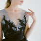 Robe de mariée trapèze unique, en dentelle, avec appliques et perles, à volants, LW062
