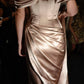 Off the Shoulder Satin Prom Dress Formal Evening Gown,DS4167