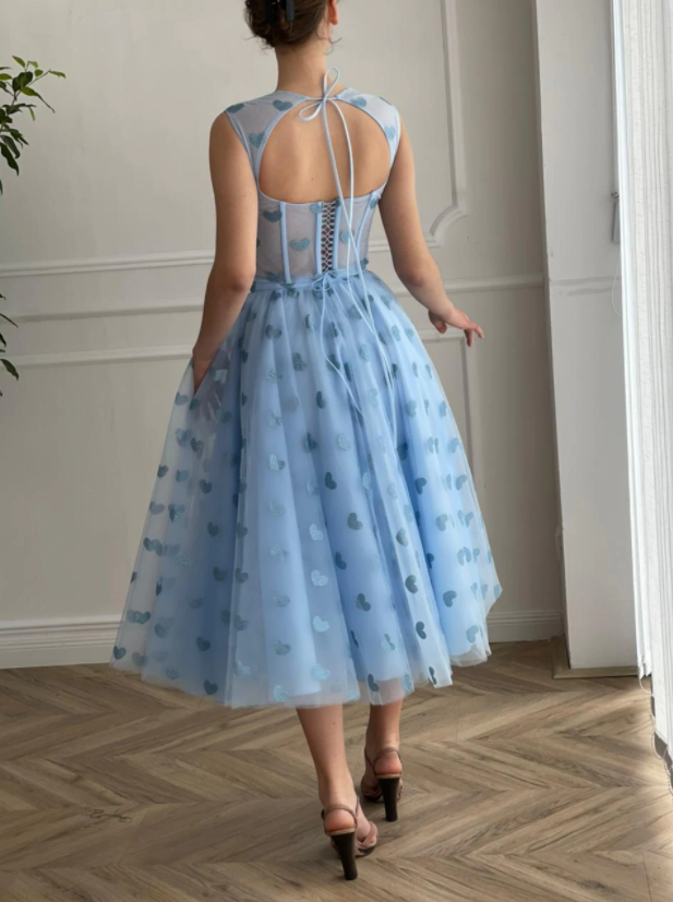 Blue Hearts’ Gowns,DS4331