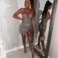 Sequin Glitter Strap Mini Dress Party Night Club,DS4614