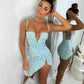 Sequin Glitter Strap Mini Dress Party Night Club,DS4614
