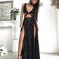 A-Line/Princess Sleeveless V-neck Floor-Length Ruffles Sequins Dresses,DS4734