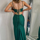 Green Mermaid Sparkle Long Formal Dress,DS4885