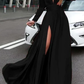 Sexy Prom Dresses with Sleeves Long Prom Dress Fashion School Dance Dress Winter Formal Dress,DS5001
