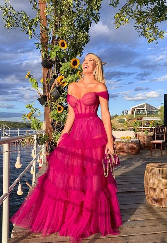 Robe de bal à épaules dénudées, robe de soirée, robe de soirée, DS4577