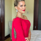 Formal Mermaid Dresses Evening Side Split Sexy Prom Gowns Modern One Shoulder Long Sleeve Celebrity Party Bride Vestidos,LW016