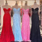 Sweet Hot Pink Lace Mermaid Long Prom Dress,DS3481