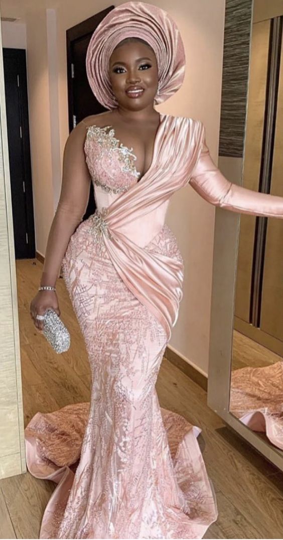 Aso Ebi Dresses Gorgeous dress,DS4706