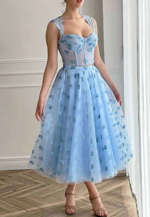 Blue Hearts’ Gowns,DS4331