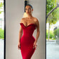 Sweetheart Long Mermaid Red Prom Dresses, Fitted Prom Dresses, New Arrival Prom Dresses,DS2651