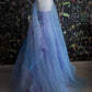 Elegant lace  embroidery tulle Long Prom Dress,DS4372
