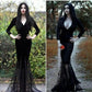 Dark academia clothing, Vampire Goth Long Dress, Halloween Witch Dress, Halloween Costume Women,DS1563
