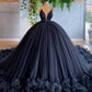Elegant blue Ball Gown Quinceanera prom Dress For Sweet 16,DS4373