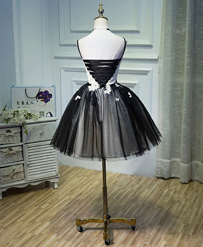 Homecoming Dresses,Unique tulle short prom dress, homecoming,DP24578