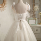 Homecoming Dresses, tulle lace short prom dress, cute homecoming dress,DP24568