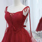 Homecoming Dresses,tulle lace-up short prom dress party dress,DP24562